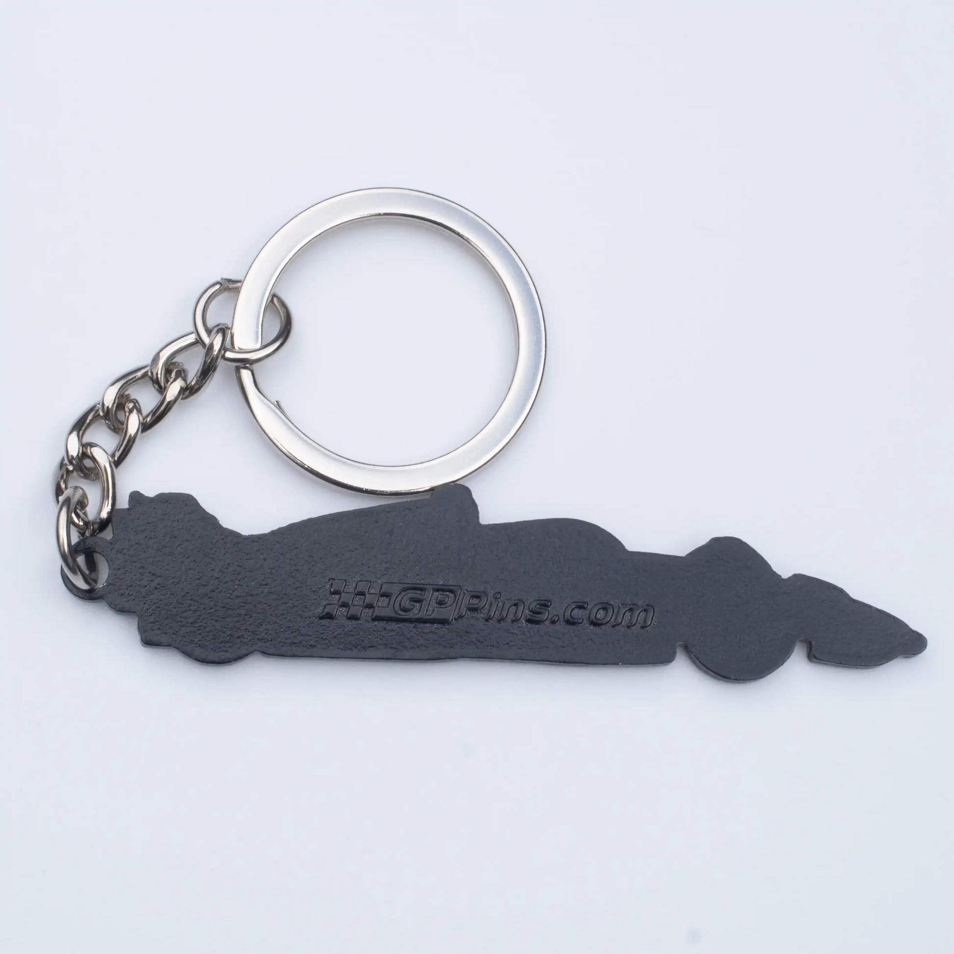 Back of Ferrari SF-25 Formula One Car Enamel Keychain