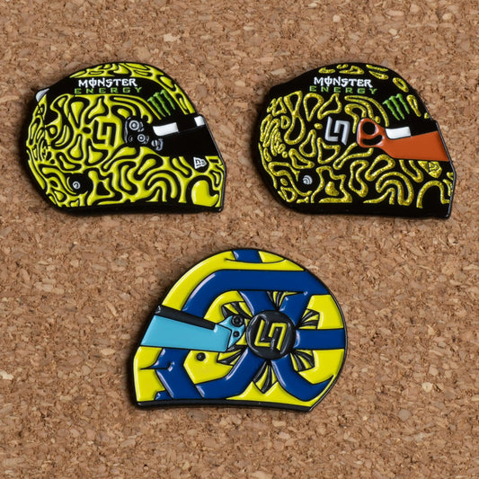 Lando Norris Helmet Pin Bundle