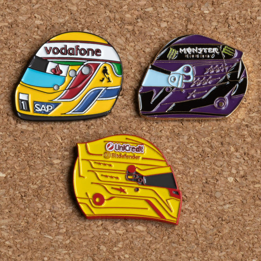 Lewis Hamilton Helmet Pin Bundle