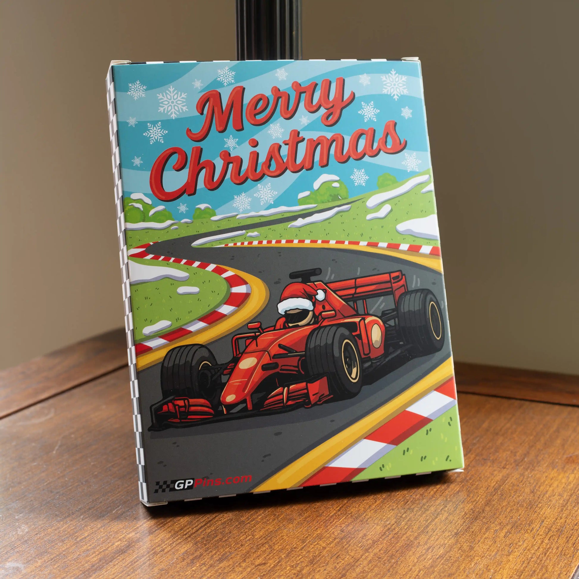 F1 Enamel Pin 12 Door Advent Calendar back