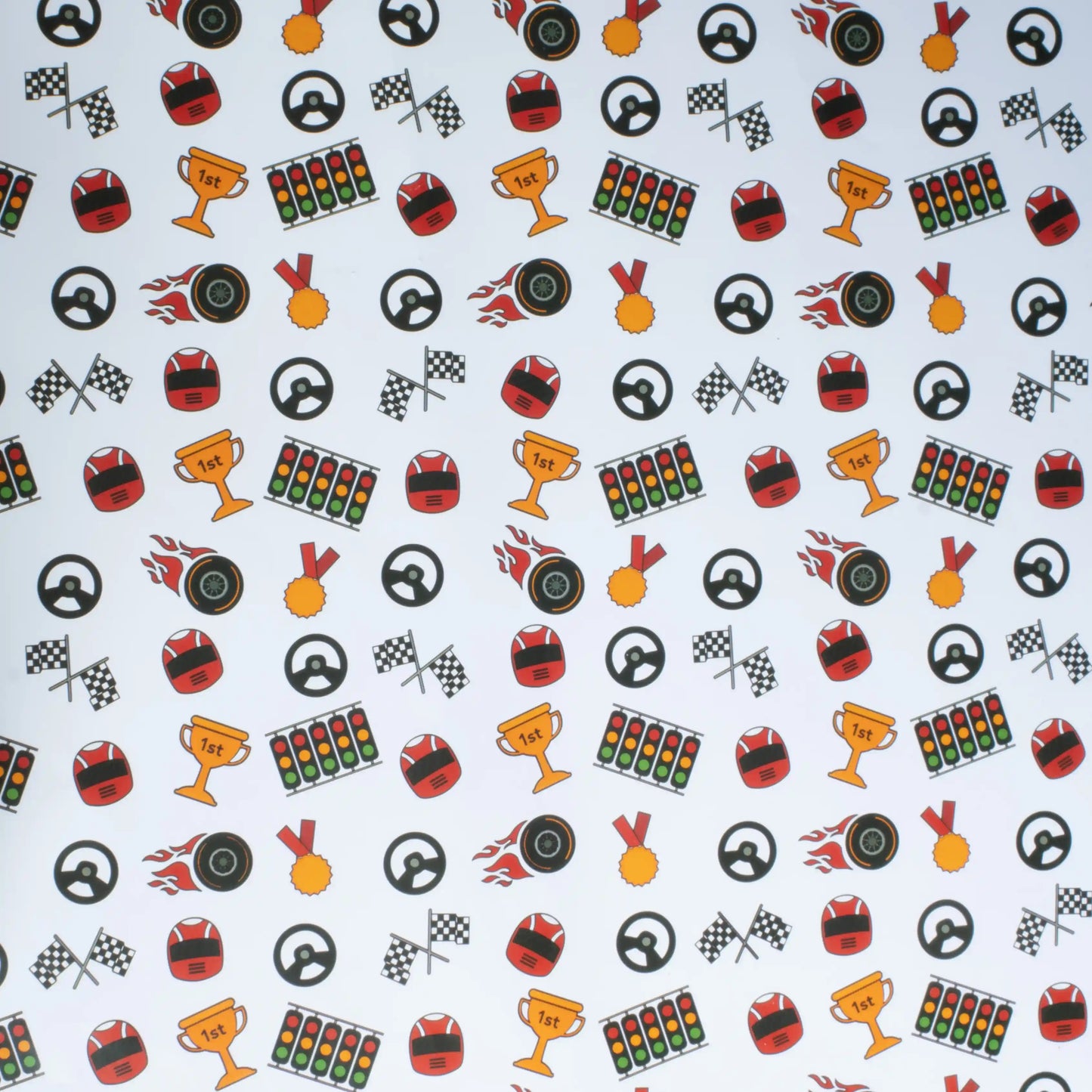 Formula One Themed Wrapping Paper