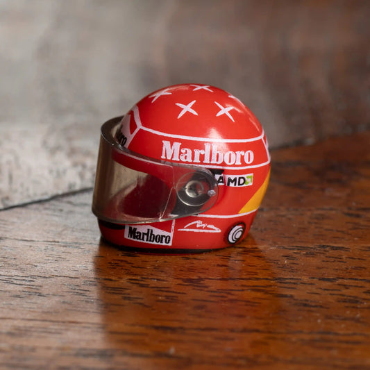 Michael Schumacher Custom Lego Minifig Helmet