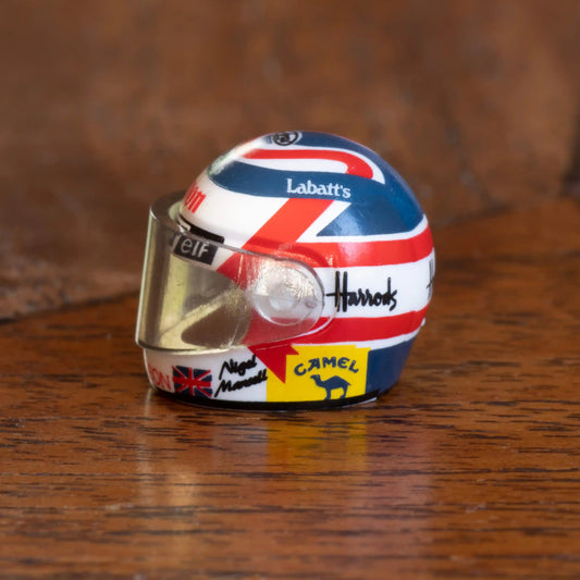 Nigel Mansell Custom Lego Minifig Helmet