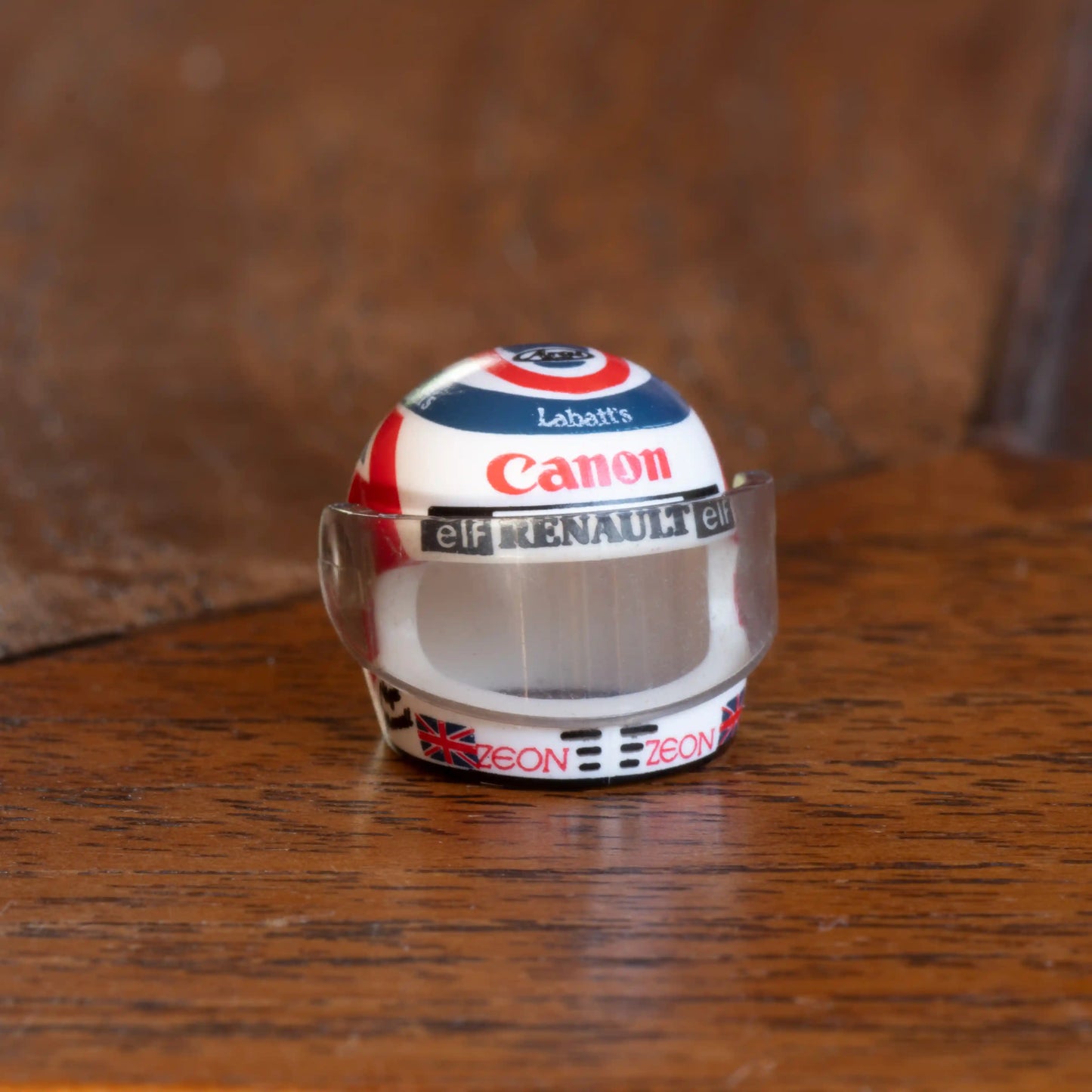 Nigel Mansell Custom Lego Minifig Helmet