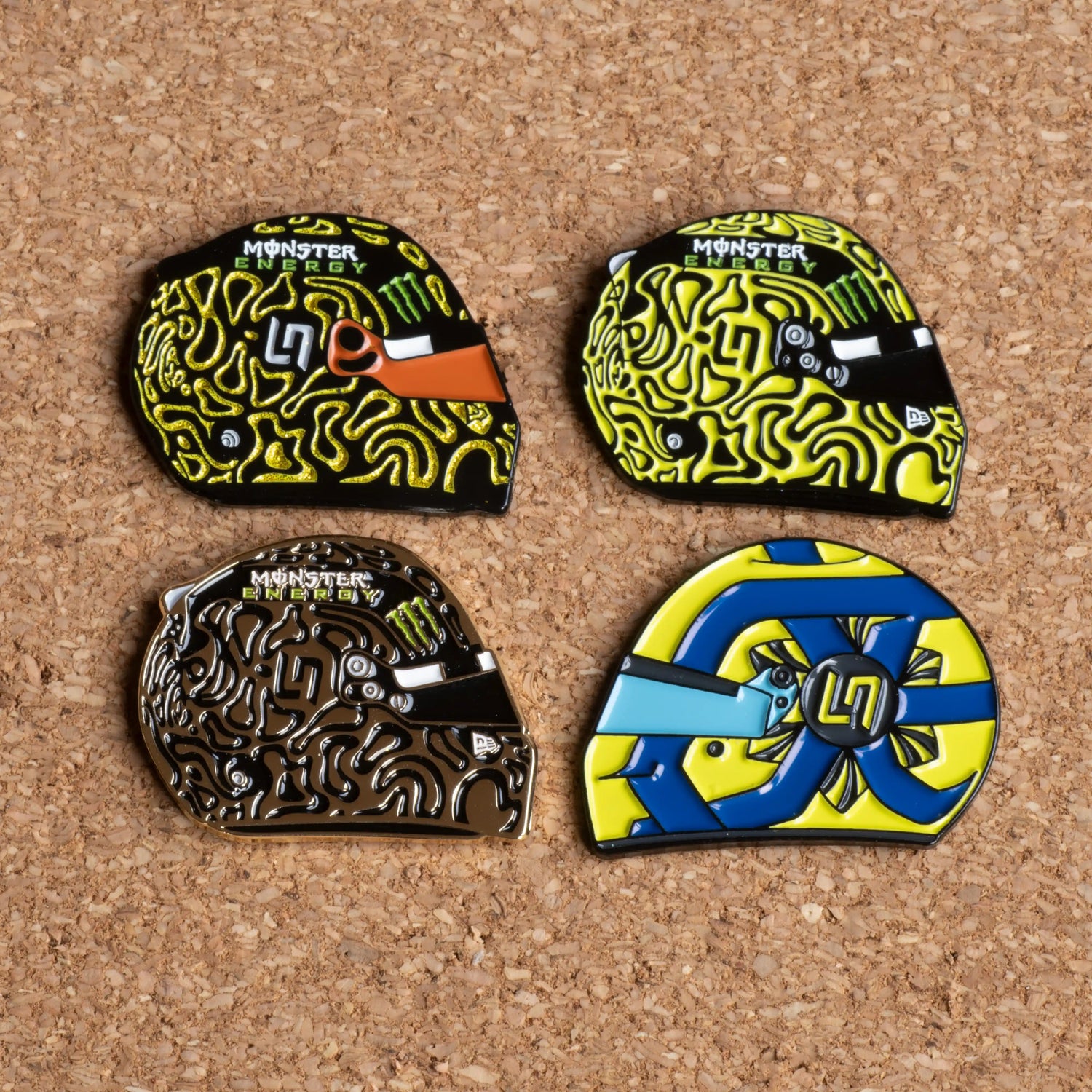 Lando Norris Helmet Pin Bundle