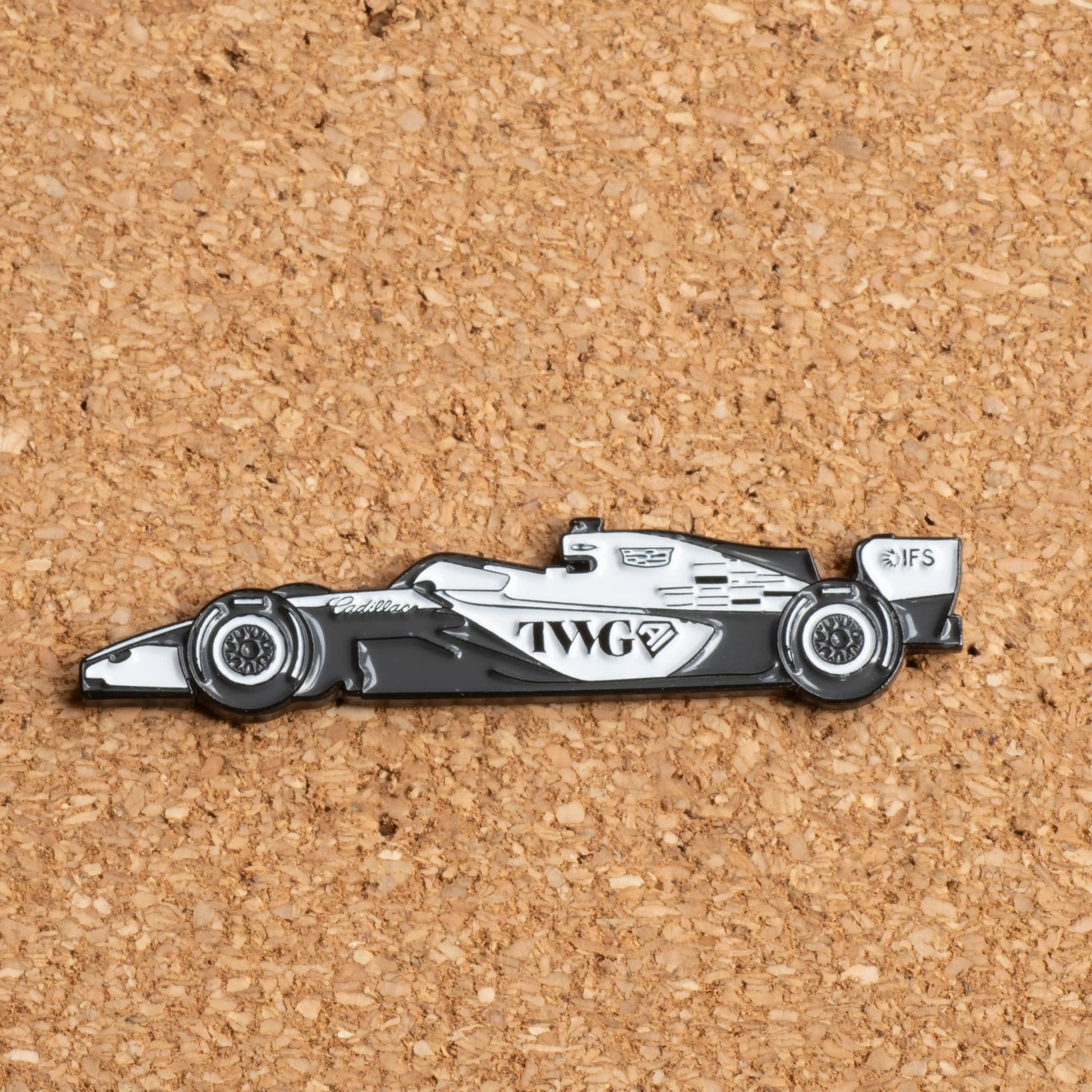 Cadillac MAC-26 Formula One Car Enamel Pin