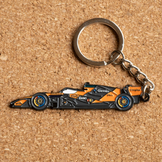 McLaren MCL40 Formula One Car Enamel Keychain