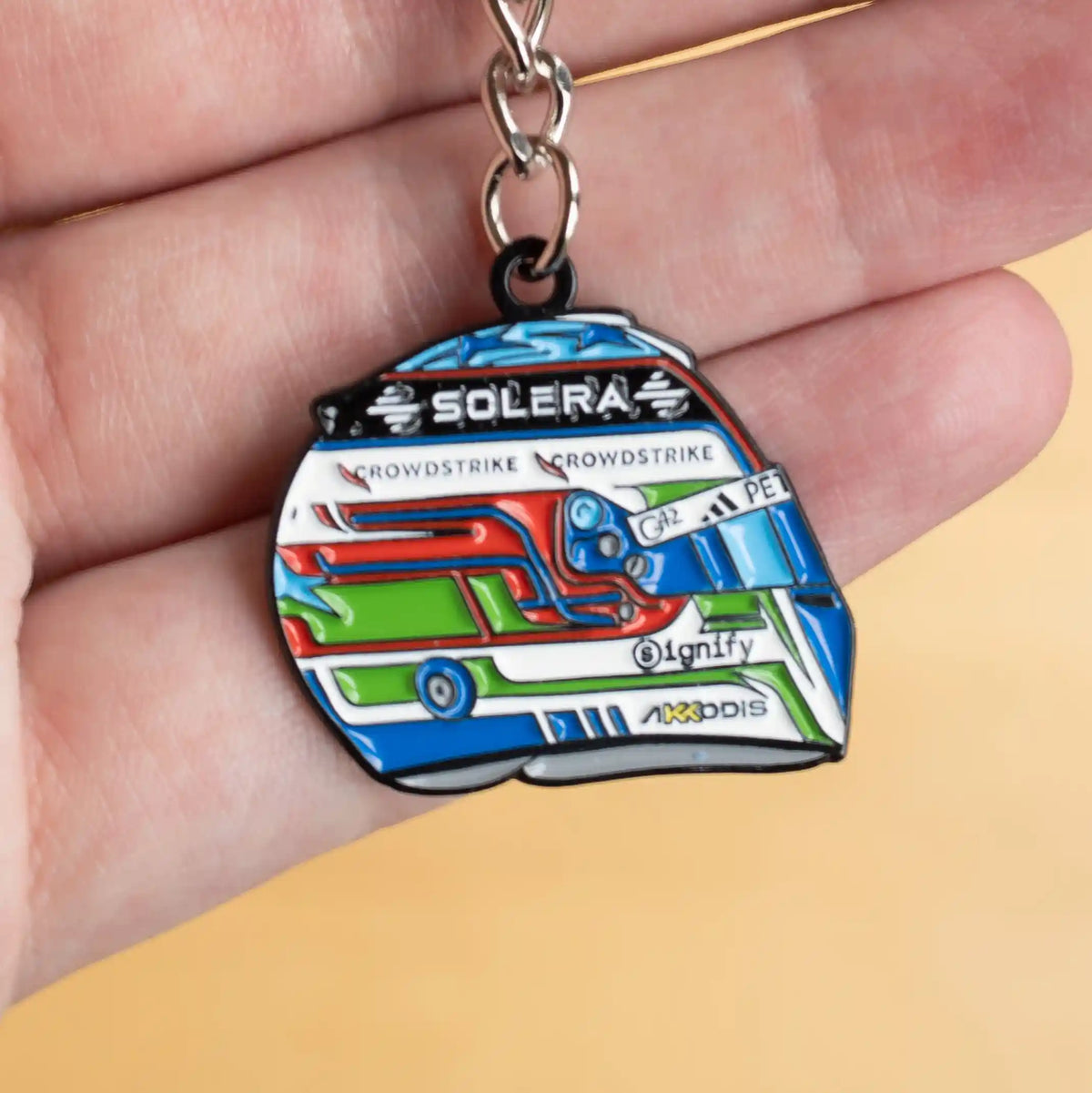 Kimi Antonelli 2025 Helmet Enamel Keychian