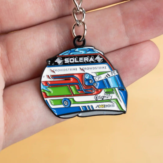 Kimi Antonelli 2025 Helmet Enamel Keychian