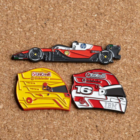 Ferrari Enamel Pin Bundle