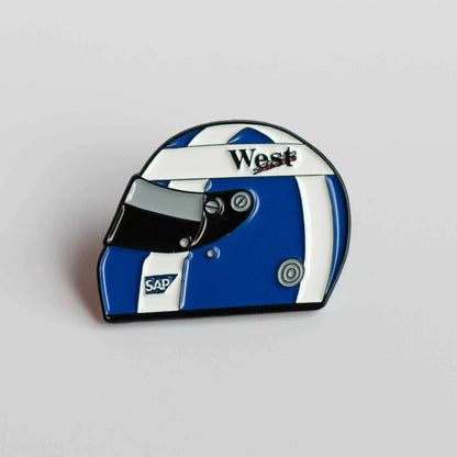 David Coulthard 2004 Helmet Enamel Pin shown on white background